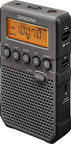 Sangean DT-800BK AM/FM/NOAA Weather Alert Pocket Radio, Black - Image 4