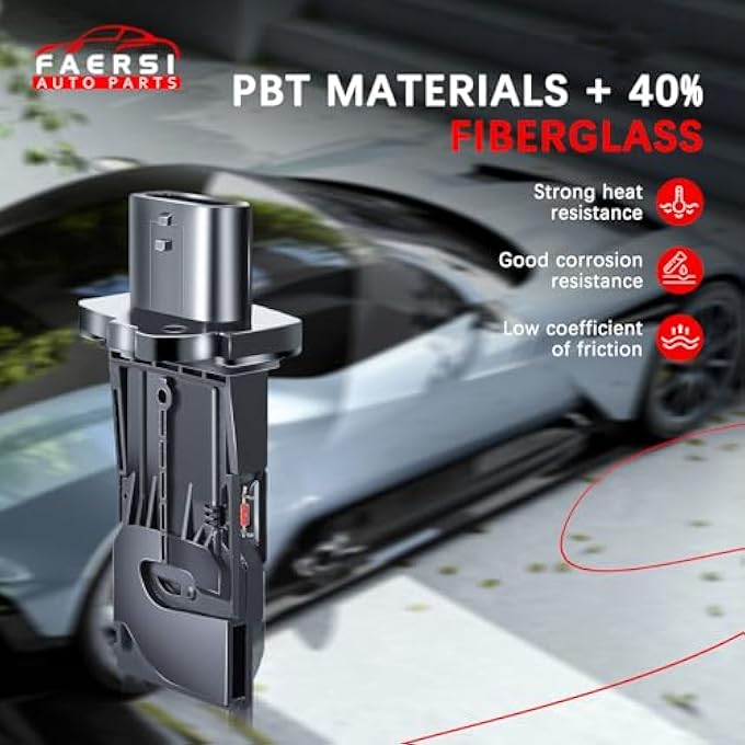 FAERSI Mass Air Flow Sensor Meter Maf 226801Mg0A Maf0102 Compatible With 20132015 Nissan Sentra Altima Pathfinder 20122016 Infiniti M35H Q50 Q70 Qx60 18L 25L 35L 56L I4 V6 V8 - Image 3