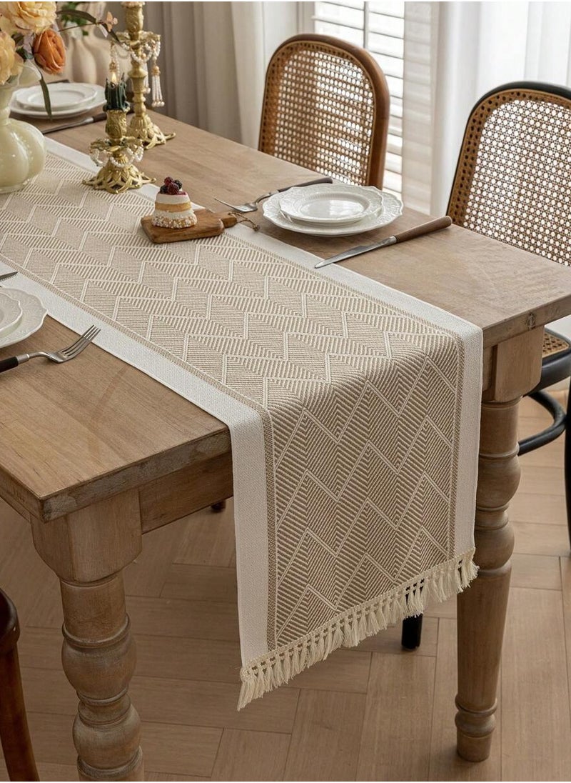 Generic - The Wave Table is Decorated with Armor Edges and is Suitable For Home, Party, Hotel,And Dining Table Decoration Restaurants. It is Made of Waterproof Cloth. - Image 1