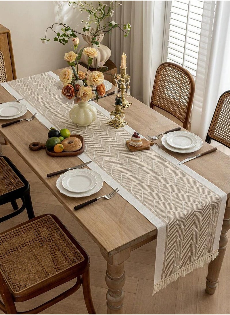 Generic - The Wave Table is Decorated with Armor Edges and is Suitable For Home, Party, Hotel,And Dining Table Decoration Restaurants. It is Made of Waterproof Cloth. - Image 1
