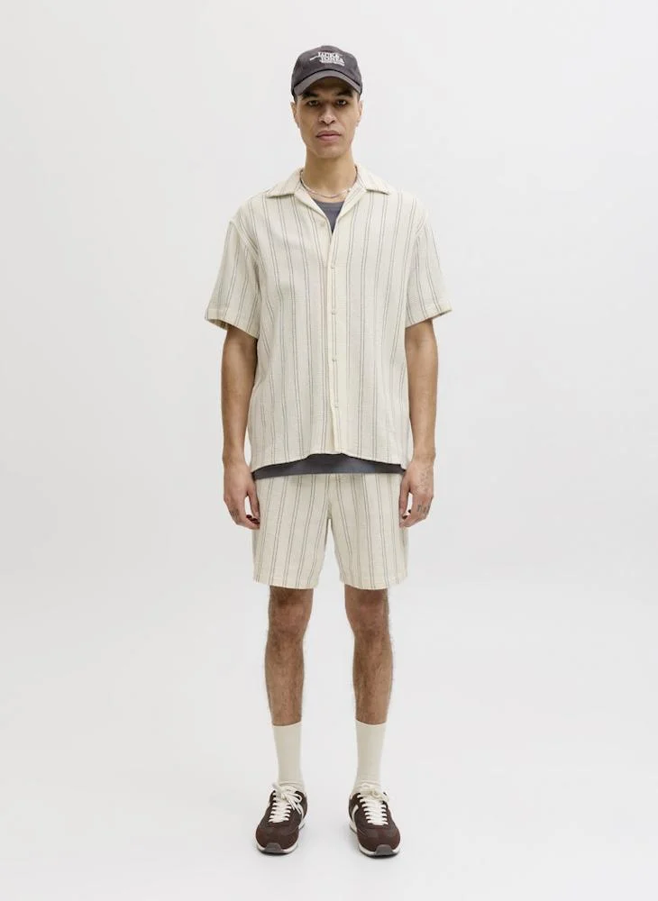 JACK & JONES  Striped Short Sleeve Shirt for Men | Best Price UAE