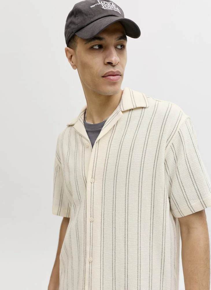 JACK & JONES  Striped Short Sleeve Shirt for Men | Best Price UAE