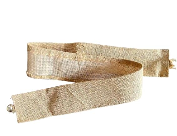 Meka Creations Jute Toran Patta Base Bandhanwar Making for DIY Decoration 762 x 100 cm 3  - Image 1