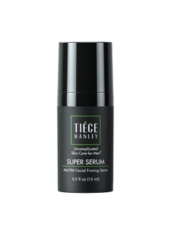 tiege hanley Morning And Night Facial Firming Serum For Men (Super Serum); Sodium Hyaluronate And Retinyl Palmitate For Tighter Smoother Skin ; 0.5 Fluid Ounces  - Image 2