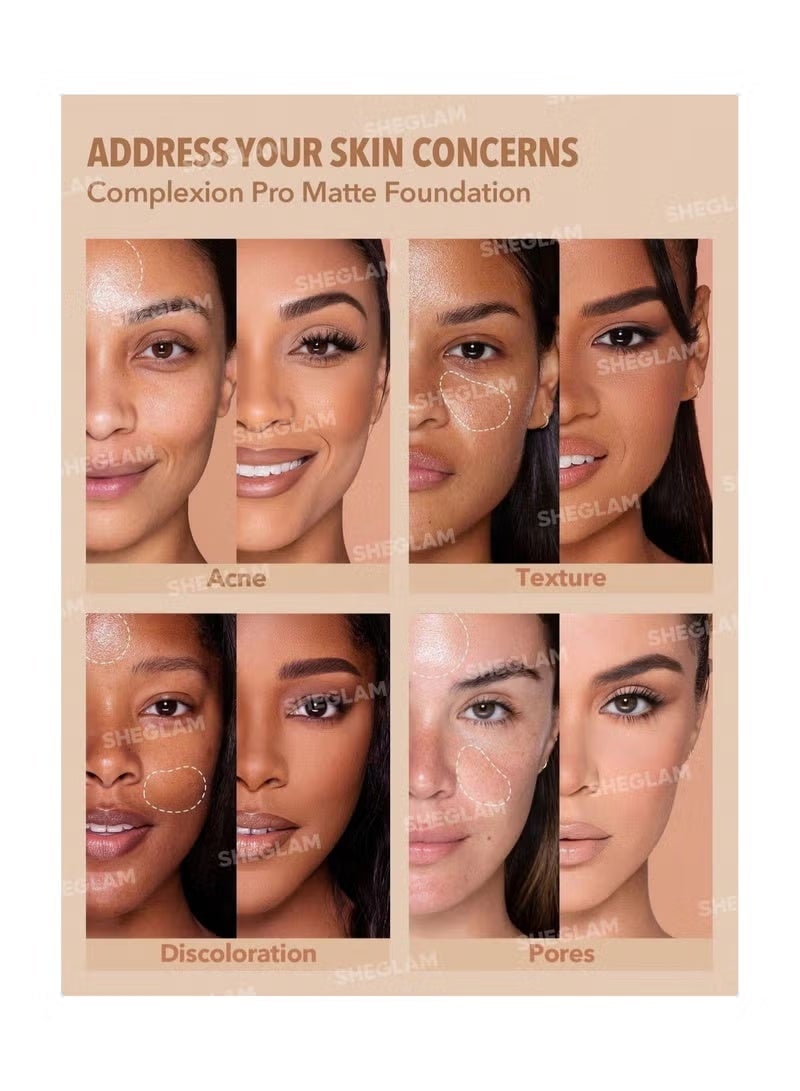 Complexion Pro Matte Foundation 30ml Acorn - Image 2