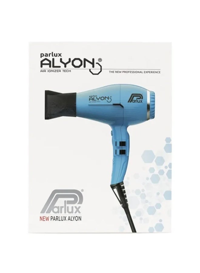 Parlux ALYON Hair Dryer Air Ionizer Tech [European Plug 220V] Blue 1unit - Image 2