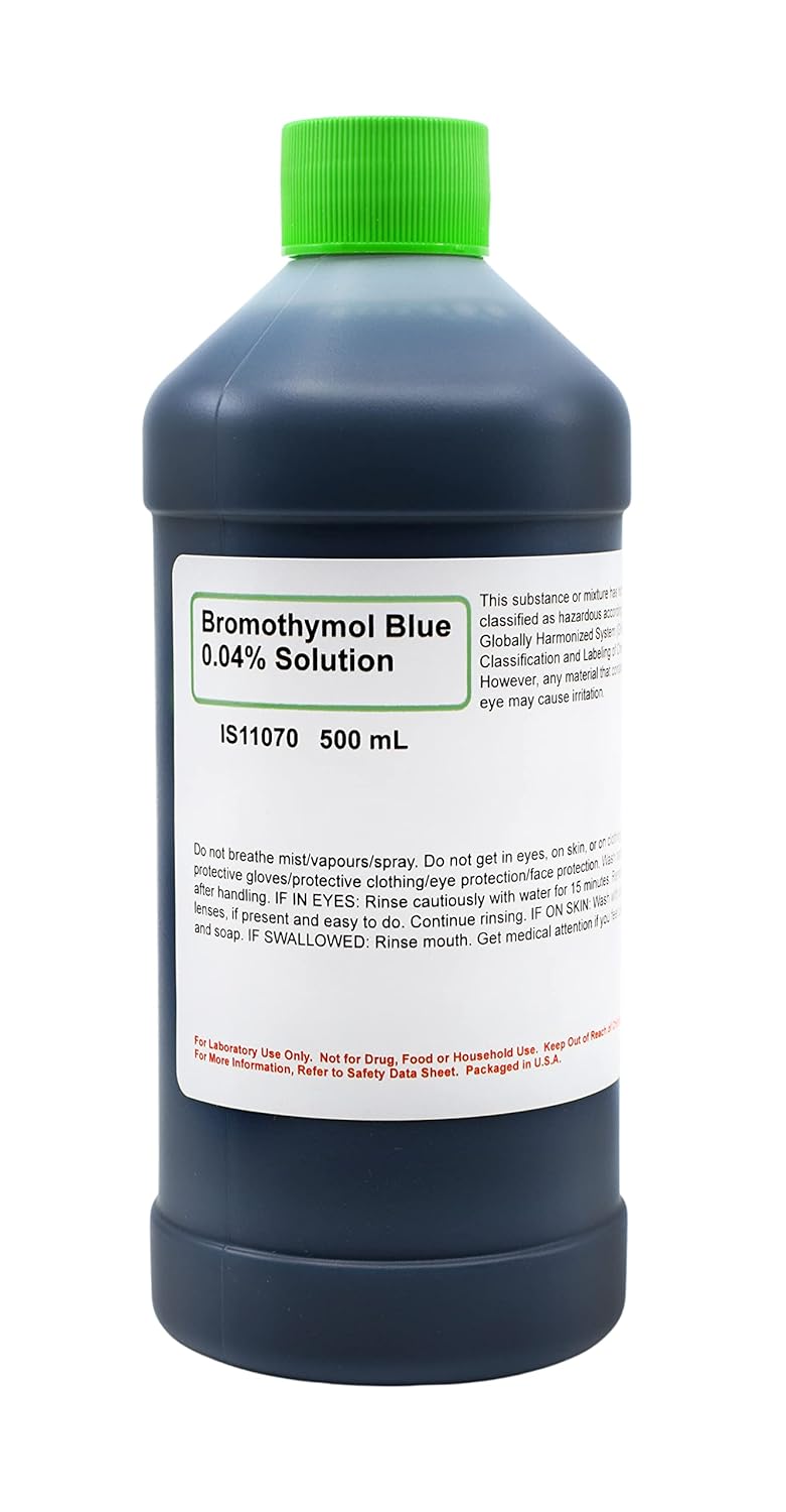 ALDON 0.04% Aqueous Bromothymol Blue, 500mL - The Curated Chemical Collection by Innovating Science - Image 1