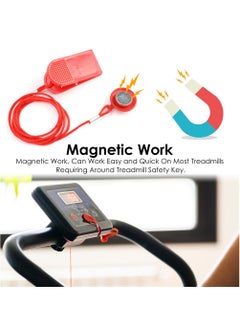 Generic Treadmill Safety Key Treadmill Emergency Stop Magnetic Stop Switch Emergency Accessory Kits Magnet Safety Lock Compatible with Majority of Treadmills  - Image 3