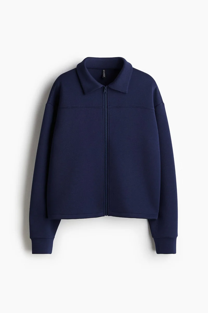 H&M Zip-through scuba sweatshirt