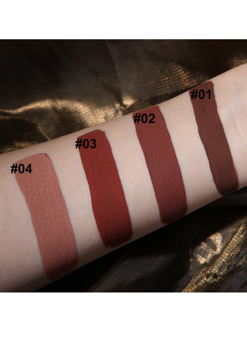maffick Maffick Lip Glaze Liquid Lipstick: Long-lasting, Non-sticking, Waterproof Lip Gloss Set for Free Romantic Expression  - Image 4