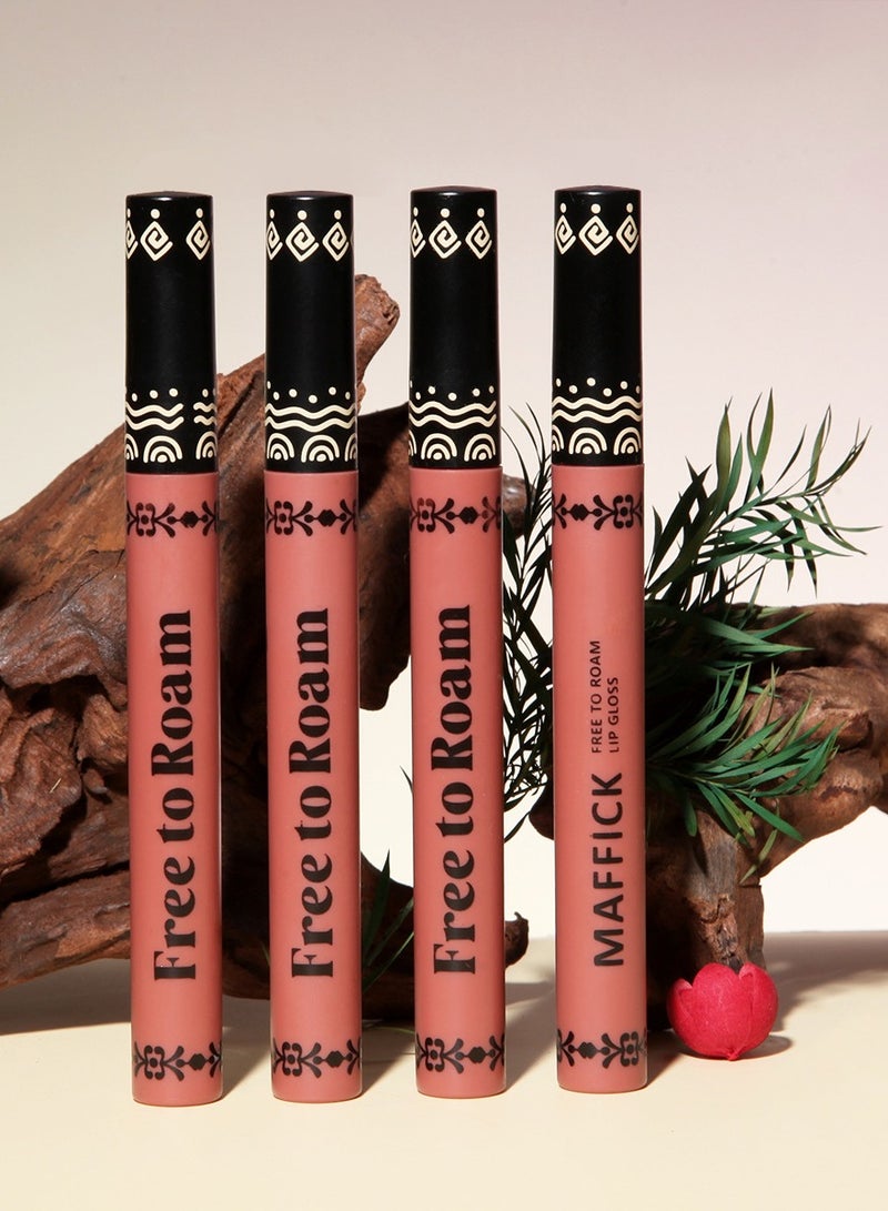 maffick Maffick Lip Glaze Liquid Lipstick: Long-lasting, Non-sticking, Waterproof Lip Gloss Set for Free Romantic Expression  - Image 3