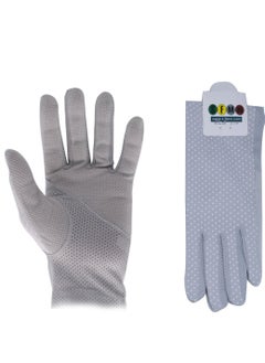 SFMW Pair Women Sun Protective UV Protection Summer Sunblock Touchscreen Gloves for Driving Riding  - Image 1
