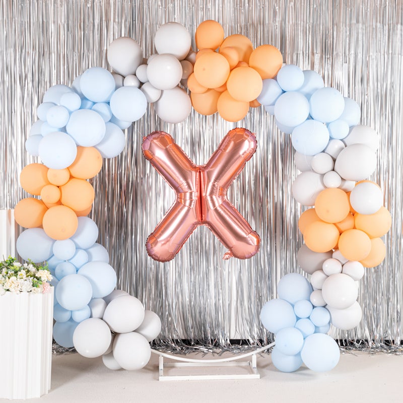 Restaurantware-Balloonify 40 Inch Letter Balloon, 1 Large Alphabet Party Balloon - Letter X, Self-Sealing, Rose Gold Foil Mylar Balloon, Hanging Loop, Decoration For Birthday, Wedding, Or Graduation - Image 4