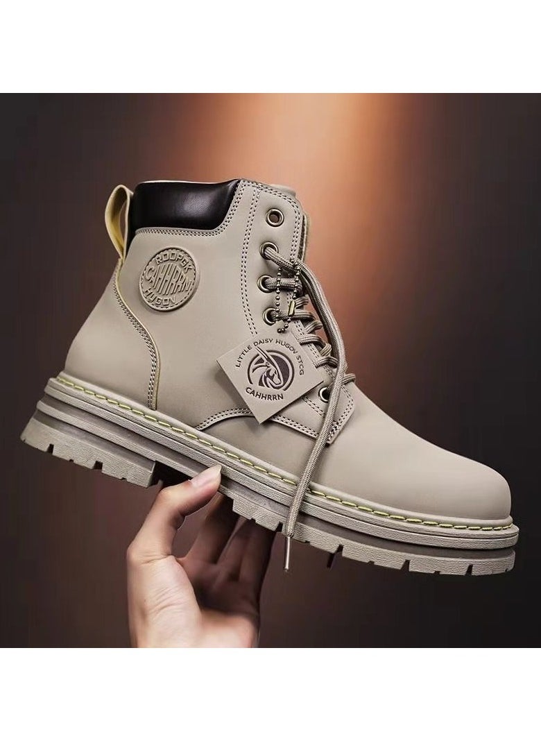 Shougu Versatile Retro Casual Leather Shoes  - Image 1