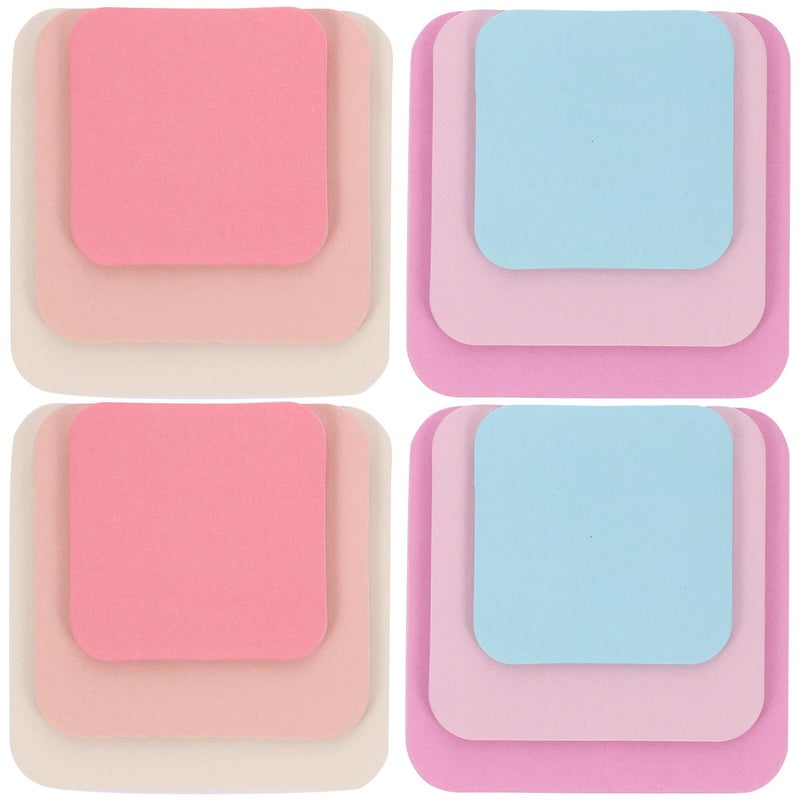 4 Colors Tearable Memo Tabs Adhesive Note Pads Compact Page Markers For School Office Organization - Image 2