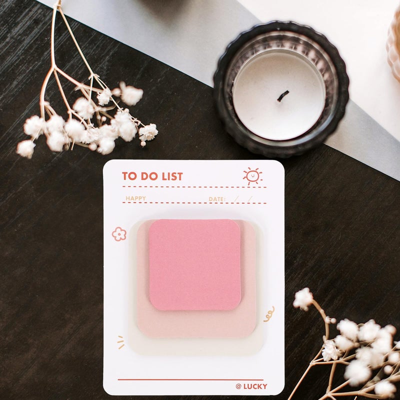 4 Colors Tearable Memo Tabs Adhesive Note Pads Compact Page Markers For School Office Organization - Image 5