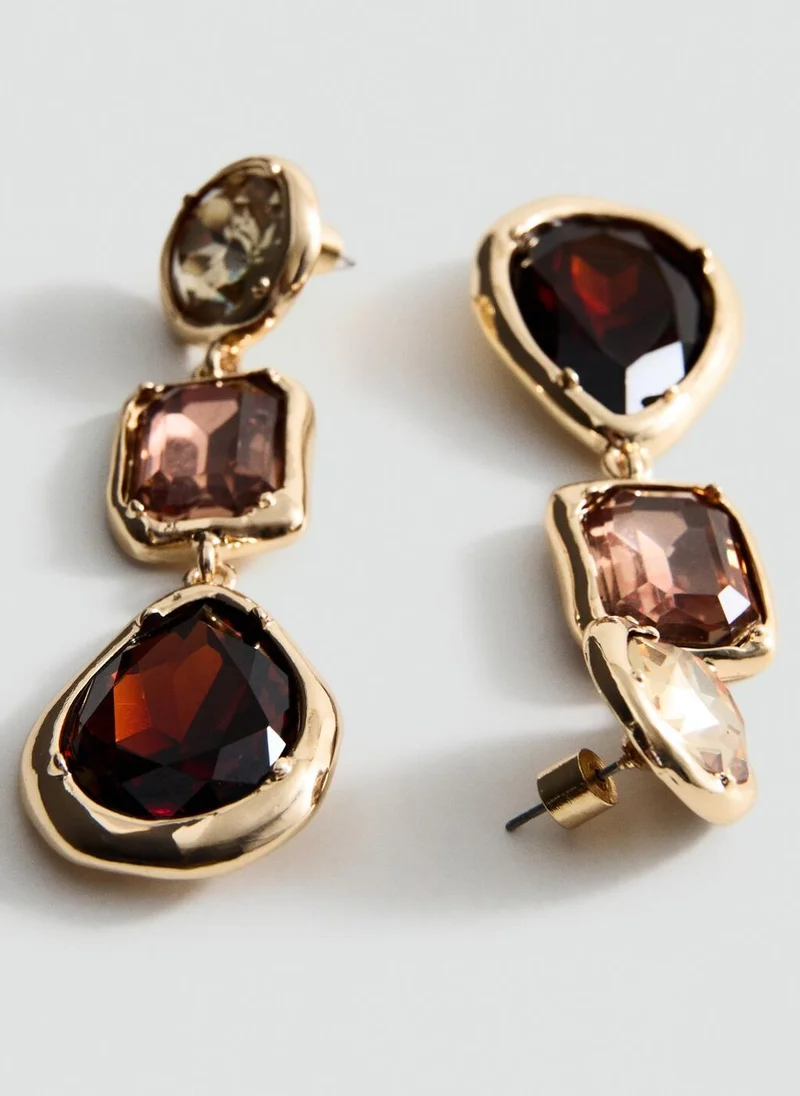MANGO  Combined long earrings for Women | Best Price UAE