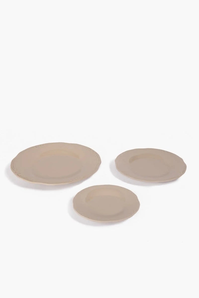 Carina Melamine Dinner Plate with Decorative Edge (27cm) - Image 3