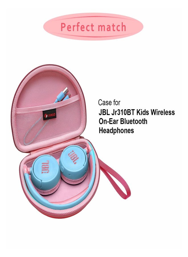 XANAD EVA Hard Case for JBL Junior 320BT / JR300BT / Jr310BT, Sony MDR-ZX110 / MDRZX110NC / MDR-ZX310AP On-Ear Headphones - Pink - Image 2