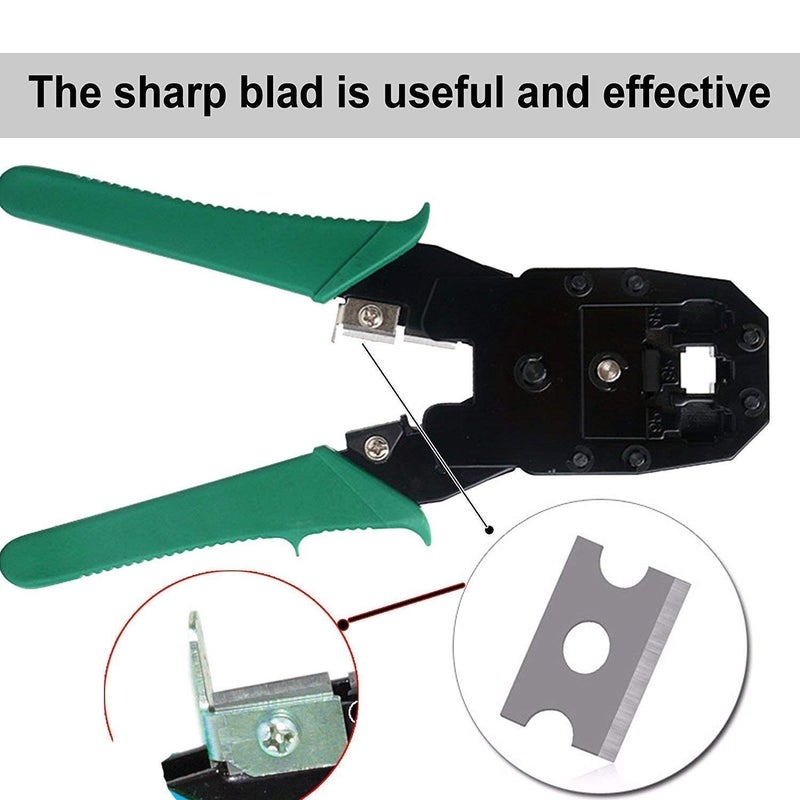 Storin Rj45 Rj11 Crimping Tool With Network Lan Cable Tester Combo Set, Battery_Powered, Color May Vary - Image 5