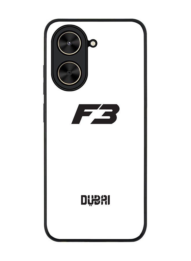 Stylizedd For Xiaomi Poco C71 / Redmi A5 4G Case,Slim fit Camera Protection, Shockproof Thin Phone cover  -  Faz3 Dubai White