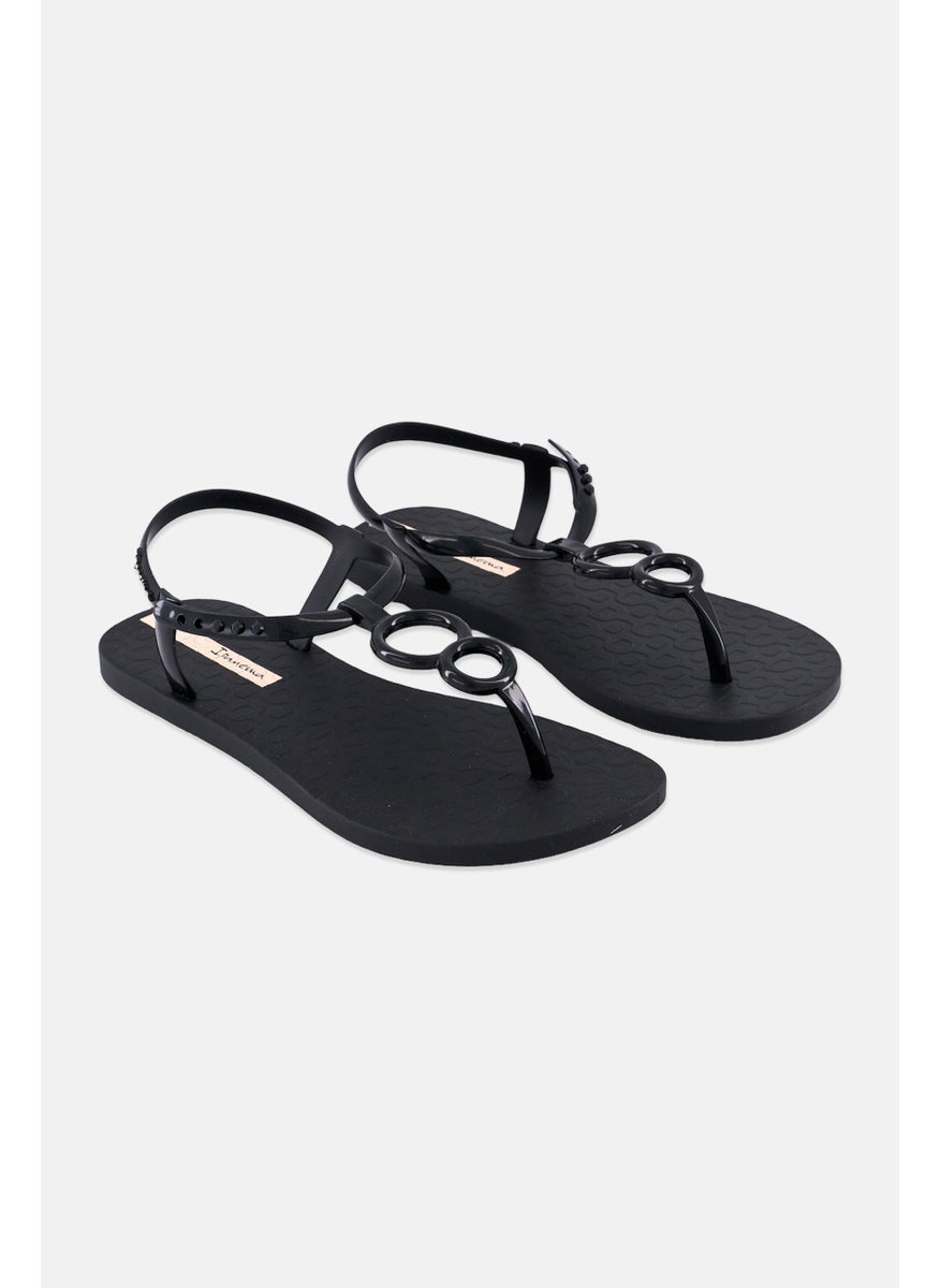 Ipanema Women Class Easy Snap Closure Sandal, Black  - Image 1