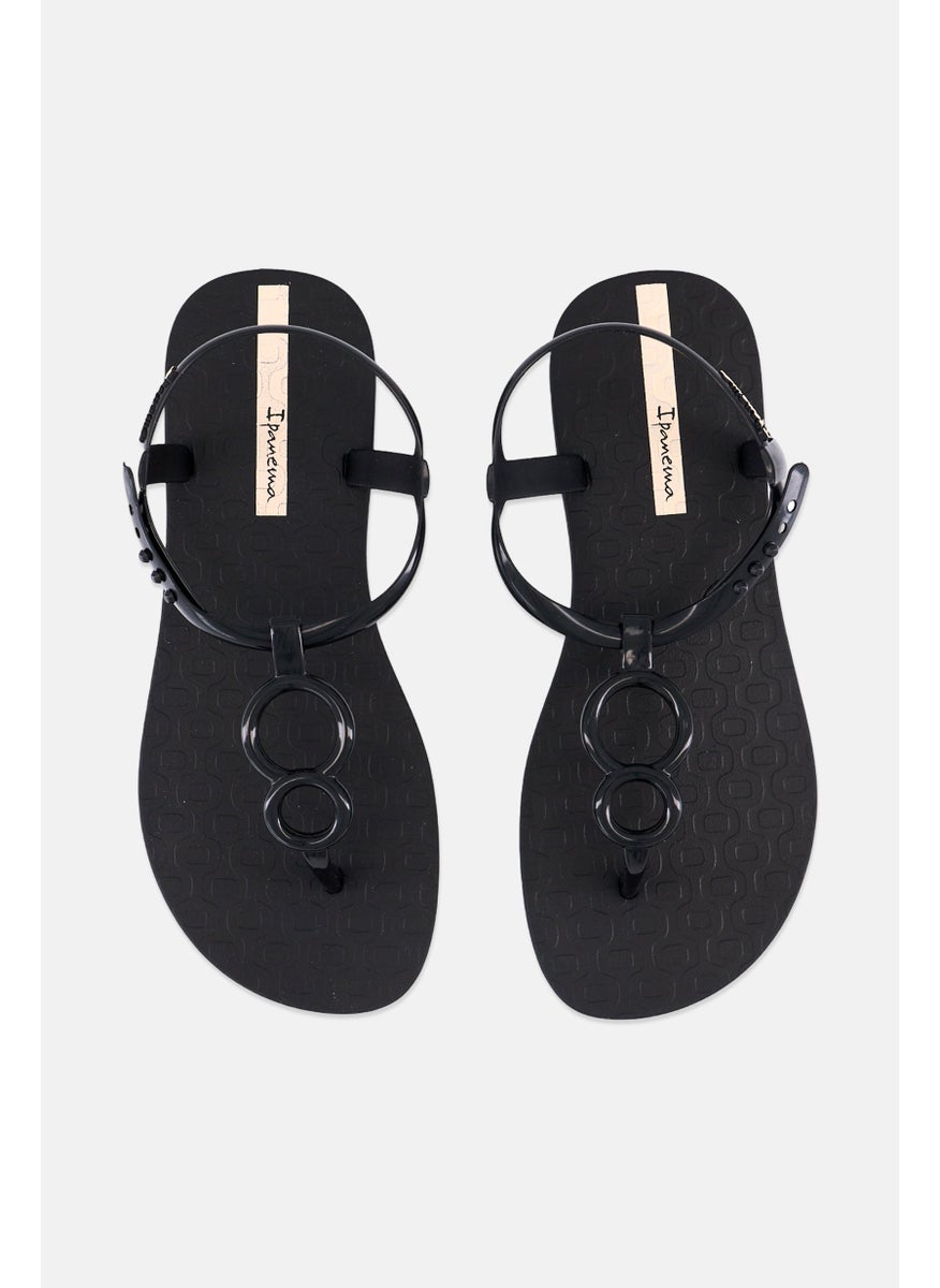Ipanema Women Class Easy Snap Closure Sandal, Black  - Image 3