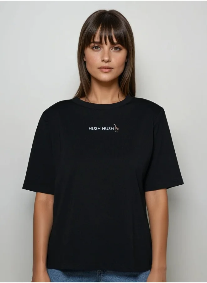 I Am The Company HUSH HUSH T-SHIRT – BLACK