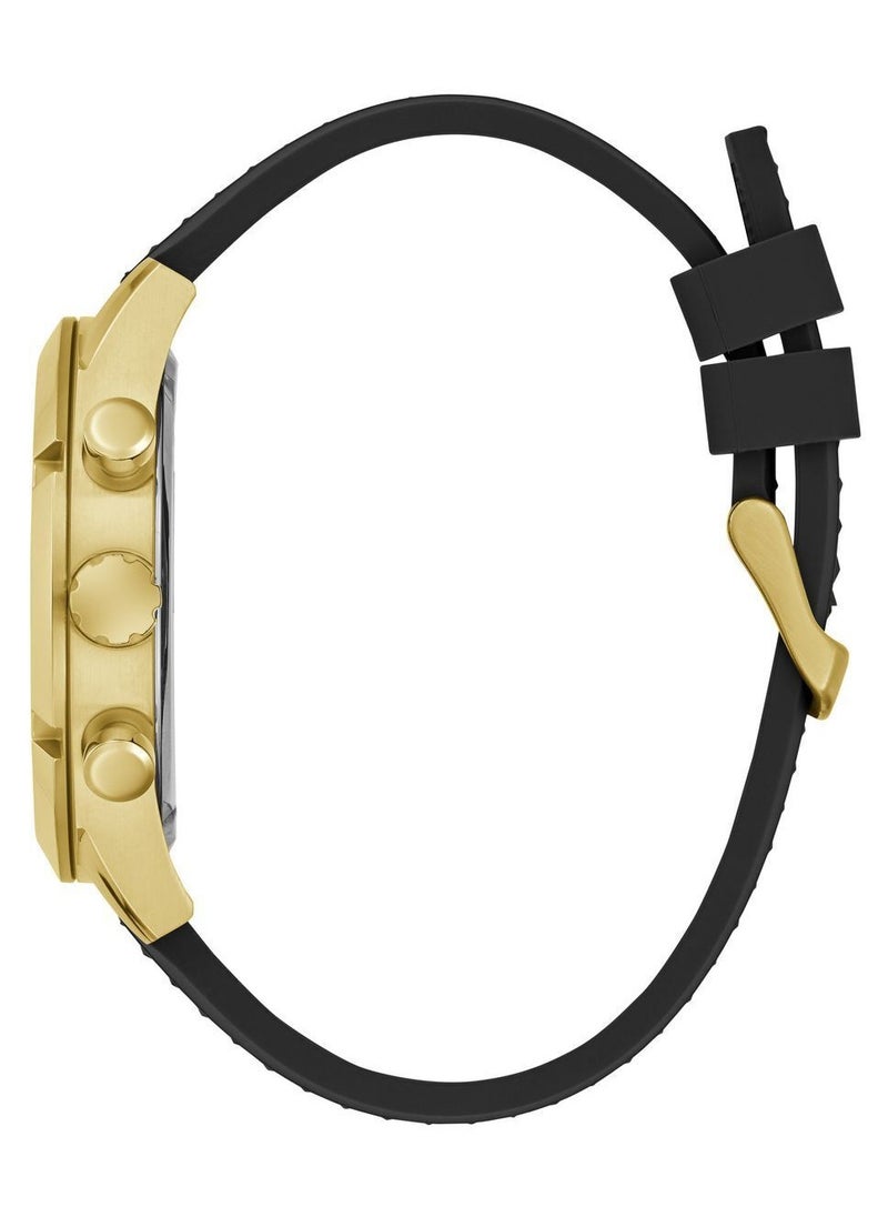 GUESS Mens Black Gold Tone Multi-function Watch - GW0729G2  - Image 3