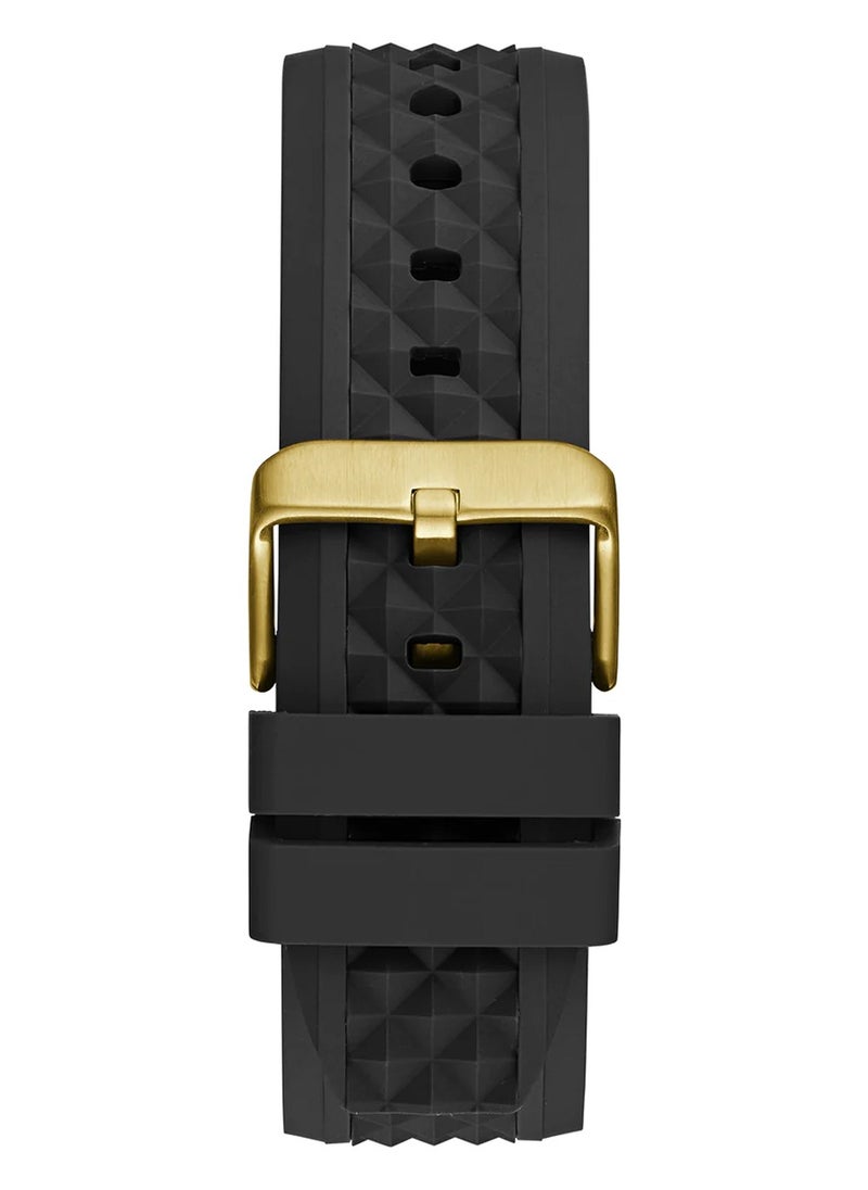GUESS Mens Black Gold Tone Multi-function Watch - GW0729G2  - Image 4