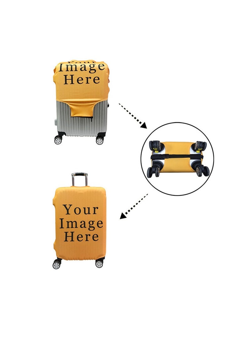 Y&D Kuromi Luggage Cover, Water-Washable Suitcase Cover, Spandex Elastic Luggage Protective Covers Travel Accessories Suitable for 18-32 Inch Trolley Case for Business Trip School Daily Using - Image 5