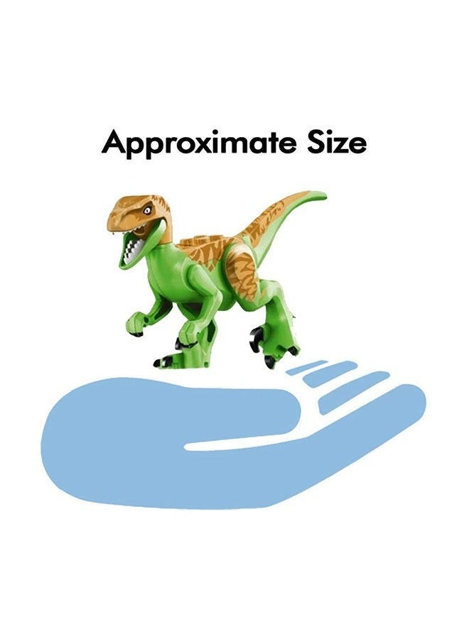 RollsTimi  8-Piece Mix and Match Magic Dinosaur Model Building Set Featuring Movable Jaws, Neck & Joints 3+ Years - Image 3