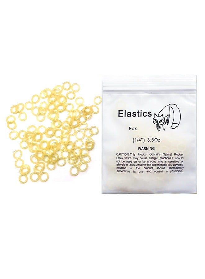 5 Pcs Orthodontic Elastic Rubber Bands, 3.5 Oz 1/4" Size Dental Rubber Traction Bands for Teeth Gap, Braces, Dog Grooming Top Knots, Bows, Braids, Tooth Gaps, and Dreadlocks - Image 1