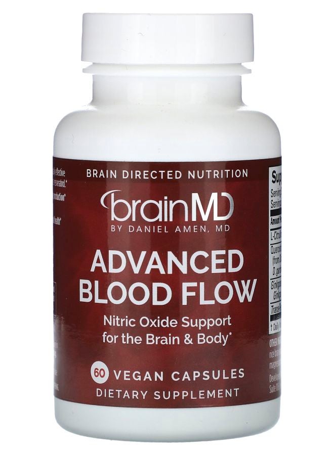 BRAINMD Advanced Blood Flow 60 Vegan Capsules