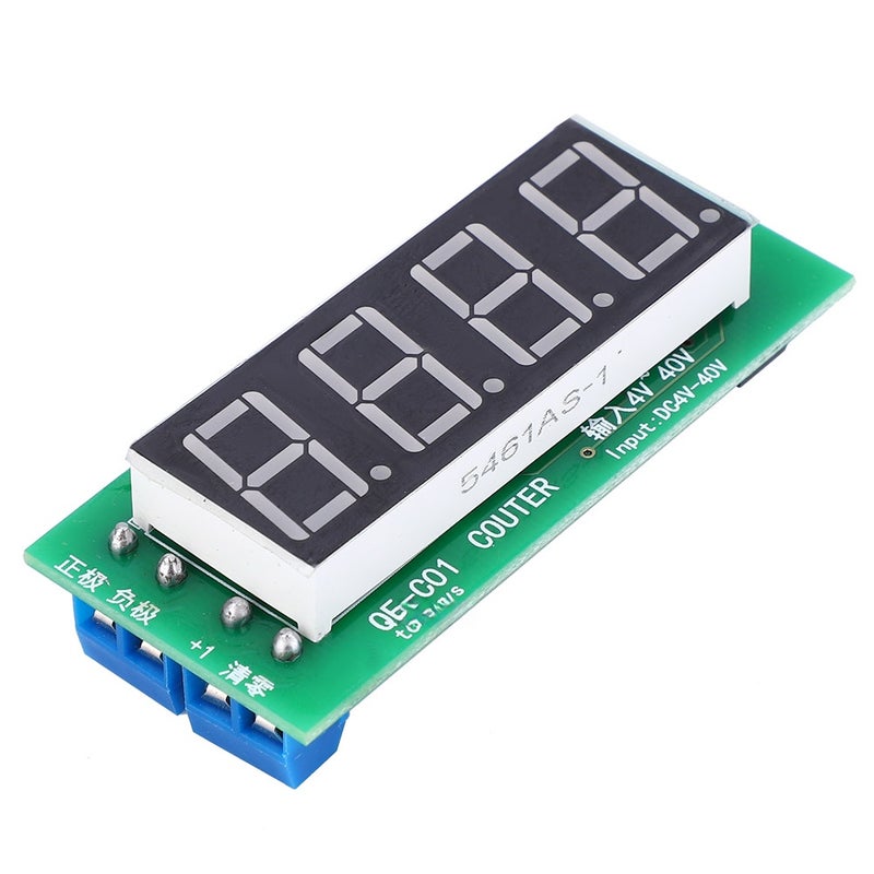 وحدة العداد عالية الجودة مع شاشة رقمية 4 أرقام ووظيفة الذاكرة QF C04 DC4-40V - Image 5
