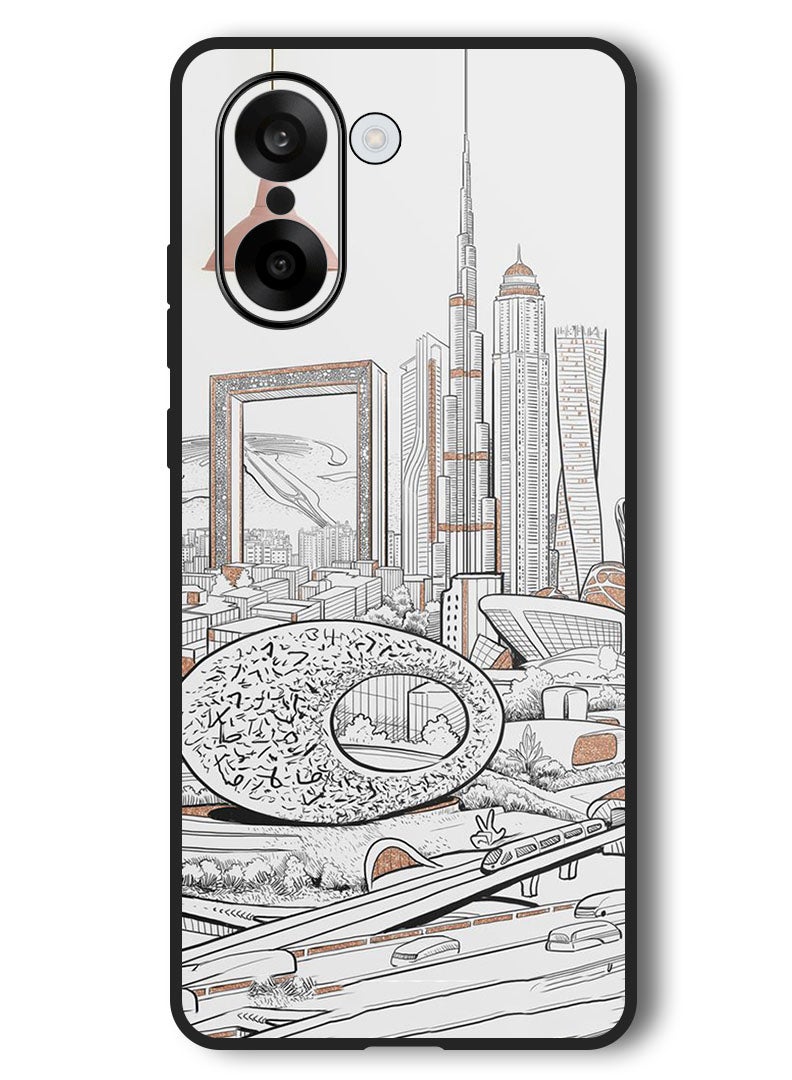 Theodor Case Compatible with OnePlus Nord CE 5 6.77 Inch Protection Shockproof Bumper Cover I'm original - Image 1