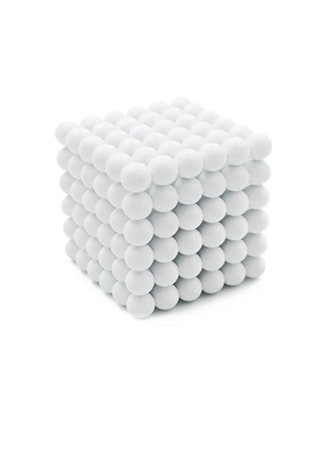 Magnetic DIY Beads 5MM216 Milky White + Iron Box  - Image 1