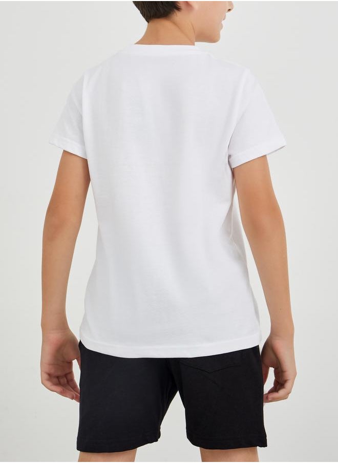 Styli Styli Boys Graphic Print Short Sleeve T-Shirt  - Image 5