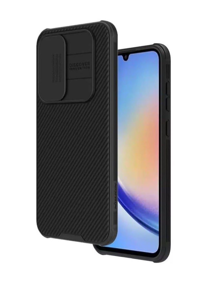 Nillkin Case for Samsung Galaxy A35 Case, nillkin CamShield case Protective Cover with Camera Protector Hard PC Ultra Thin Anti-Scratch Phone Case For Samsung Galaxy A35 5G Black