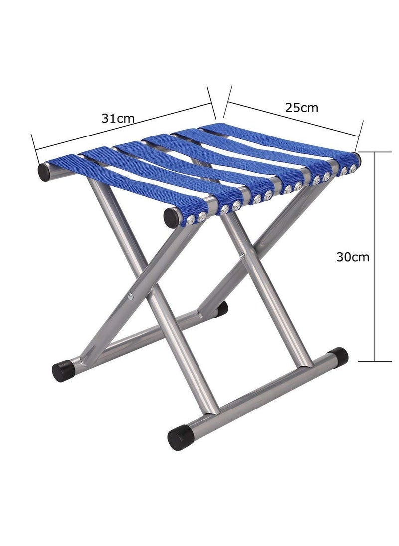 GION GION Folding Lightweight Stool Chair Table Folding Camp Stool Foldable Camping Chair Garden Chair Outdoor Stool for Camping Fishing Travel or Beach 1Pcs Multicolor  - Image 3