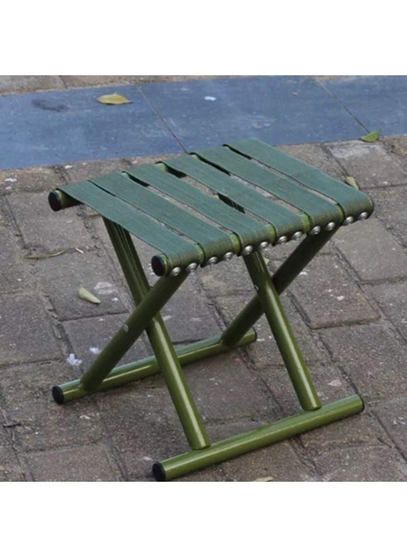 GION GION Folding Lightweight Stool Chair Table Folding Camp Stool Foldable Camping Chair Garden Chair Outdoor Stool for Camping Fishing Travel or Beach 1Pcs Multicolor  - Image 2
