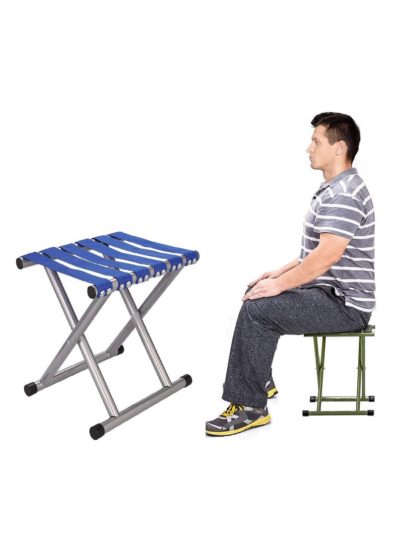 GION GION Folding Lightweight Stool Chair Table Folding Camp Stool Foldable Camping Chair Garden Chair Outdoor Stool for Camping Fishing Travel or Beach 1Pcs Multicolor  - Image 5