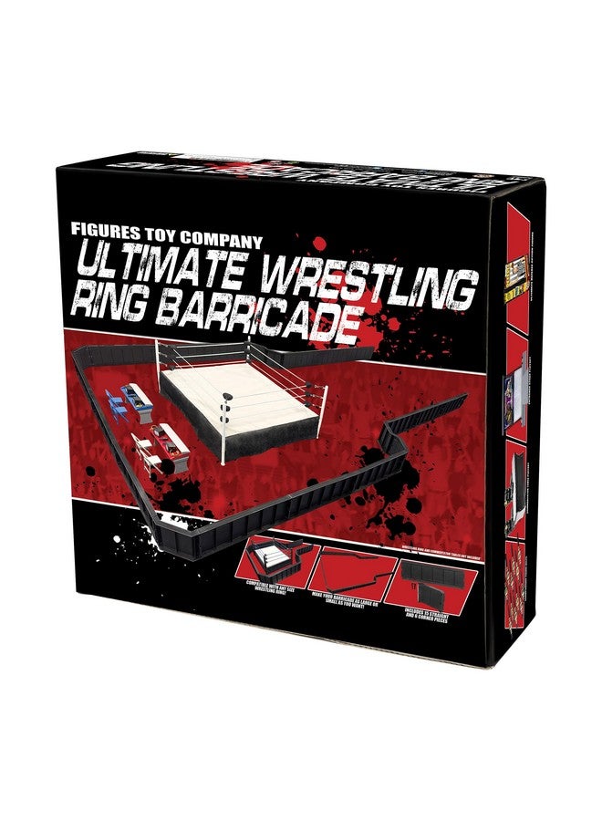 Figures Toy Company Ultimate Wrestling Ring Barricade Playset for Wrestling Action Figures - Image 2