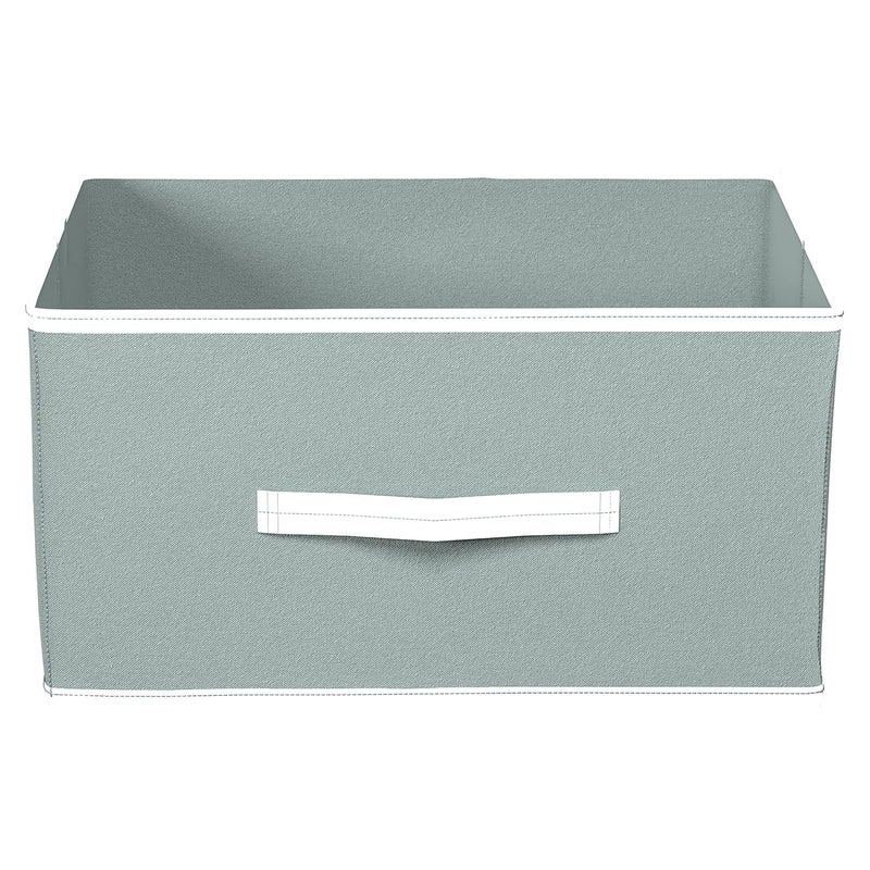 Kuber Industries Set of 6 Foldable Organisers Storage Box for Clothes Dress Organizer Cubbies Storage Cubes for Innerwear Undergarments Socks Jeans Books Arranging Utility Box Grey - Image 3