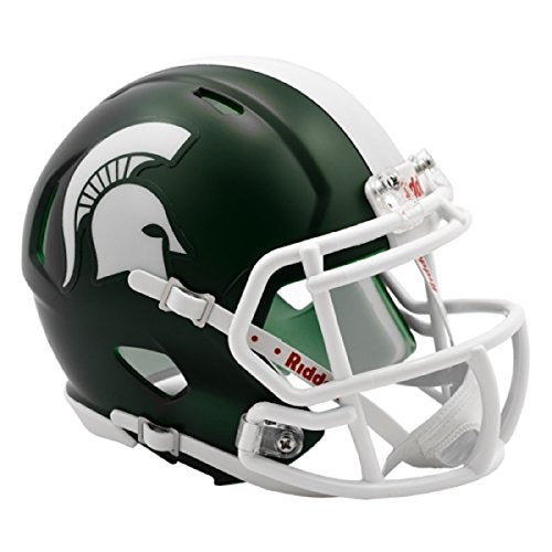 Riddell Michigan State Spartans Speed Mini Replica Satin Football Helmet - Image 4