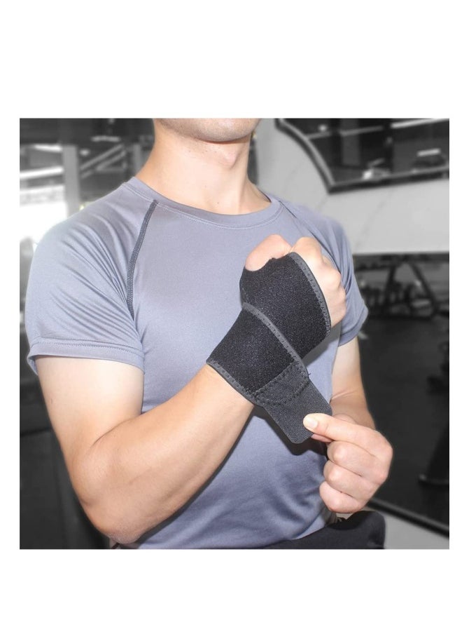 Generic Wrist Brace for Carpal Tunnel, 2 Pcs Elastic Wrist Support Wrist Band Wristwrap Hand Support, Comfortable Adjustable Wrist Support Brace for Arthritis and Tendonitis, Joint Pain Relief  - Image 3