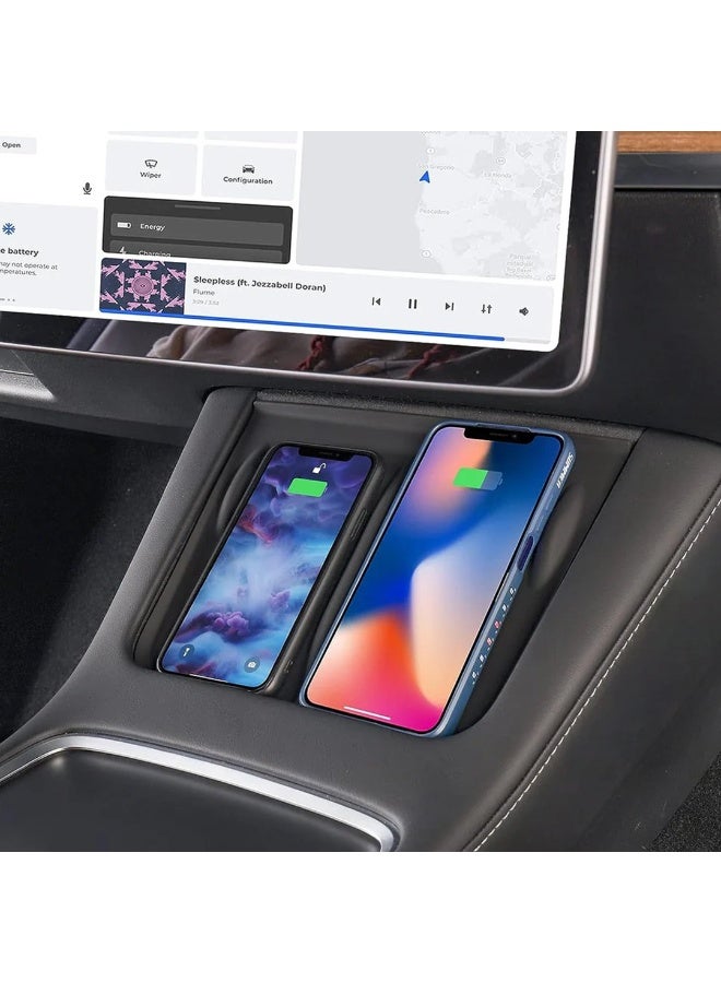 أتش بي أس لوحات شحن لاسلكي للهاتف – مناسبة لتيسلا موديل Y وموديل 3 (2021–2023) - Image 3