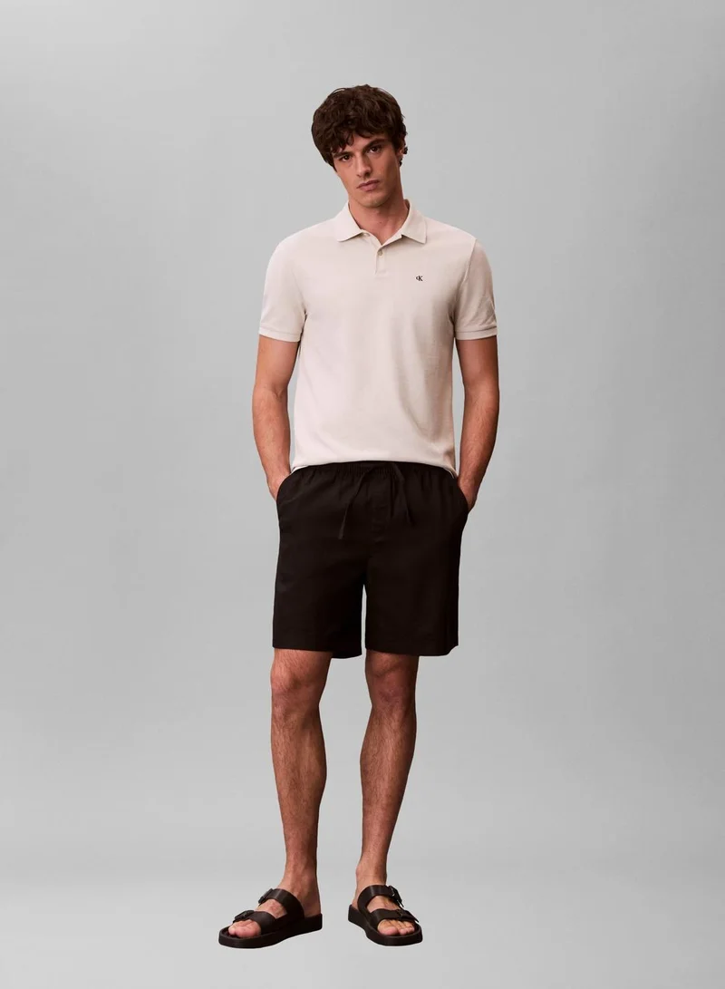 Calvin Klein Jeans  Cotton Piqué Polo Shirt for Men | Best Price UAE