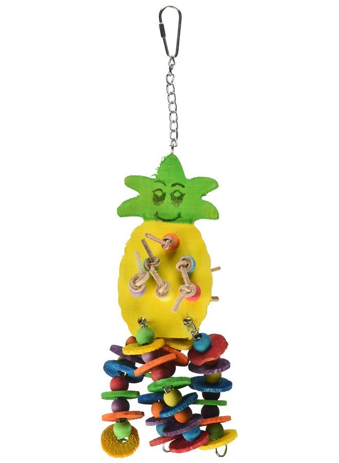 Paradise Paradise 4 by 12-Inch Pineapple Pet Toy, Medium 
