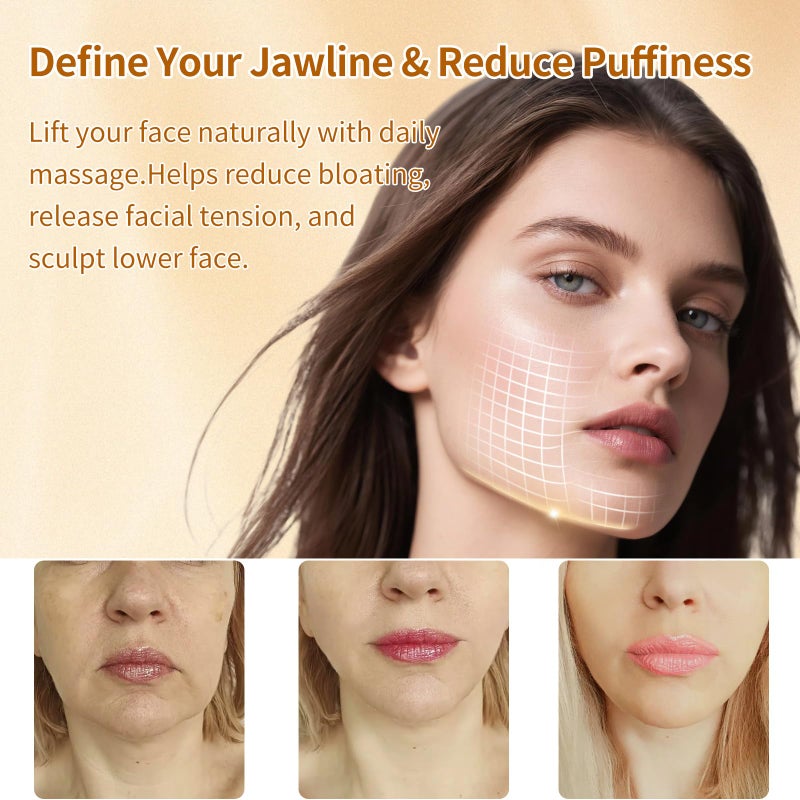 TOSEFES New Lymphatic Contour Face Brush, Wood Face Brush, Lymphatic Drainage Device for Face and Body, Chin & Jawline Sculpting, Ergonomically Designed to Fit The Skin Precisely and Relieve Fatigue - Image 4